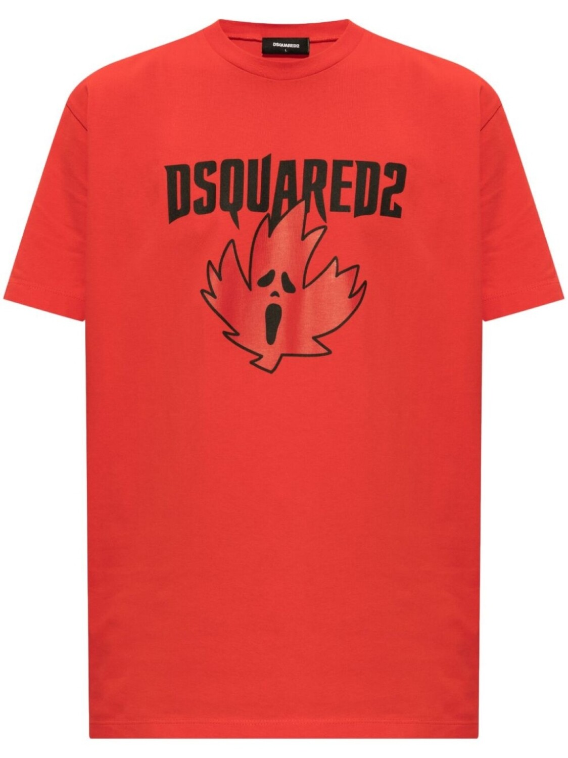 Dsquared2 футболка из хлопка Ghost Maple Leaf, красный
