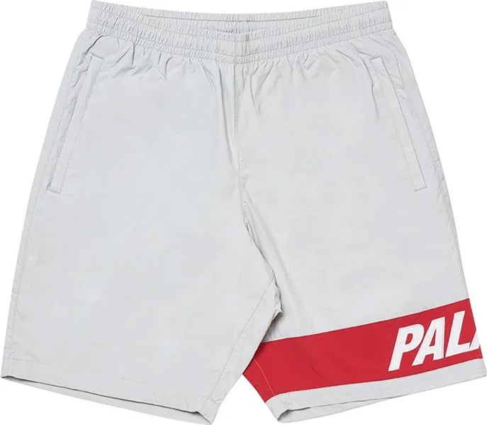 Шорты Palace Side Short 'Grey/Red', серый