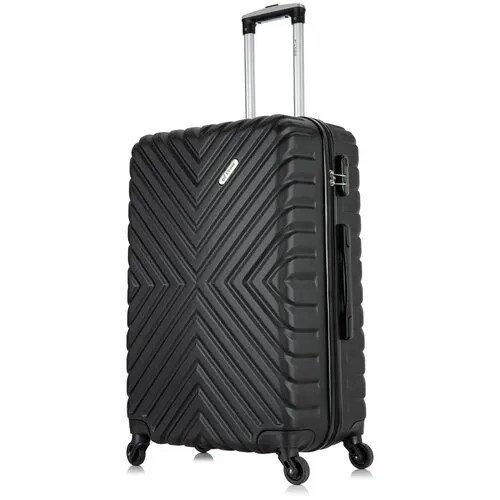 Умный чемодан L'case New Delhi New Delhi, 89 л, размер L, черный