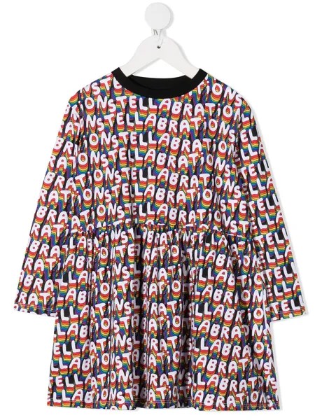 Stella McCartney Kids платье с логотипом