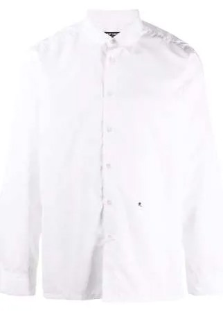 Raf Simons рубашка прямого кроя с вышитым логотипом