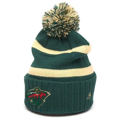 Шапка Atributika & Club Minnesota Wild, размер 55-58, зеленый