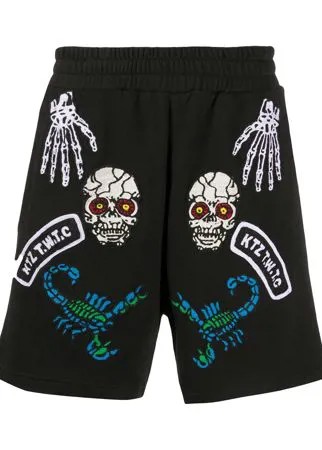 KTZ шорты с вышивкой Monster