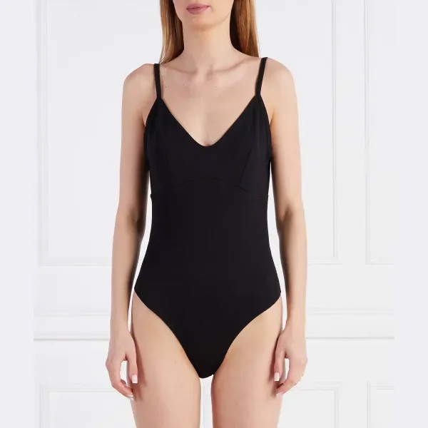 Боди стандартной формы Calvin Klein, черный