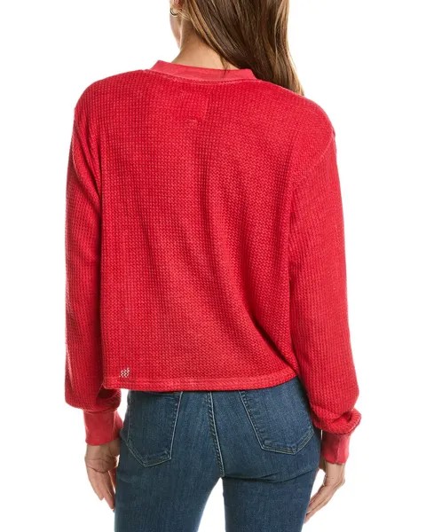 Термобелье Chaser Burnout Waffle Casey Henley, красный