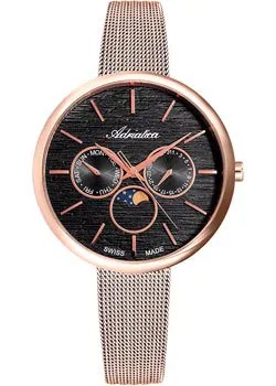 Швейцарские наручные  женские часы Adriatica 3732.R116QF. Коллекция Moonphase
