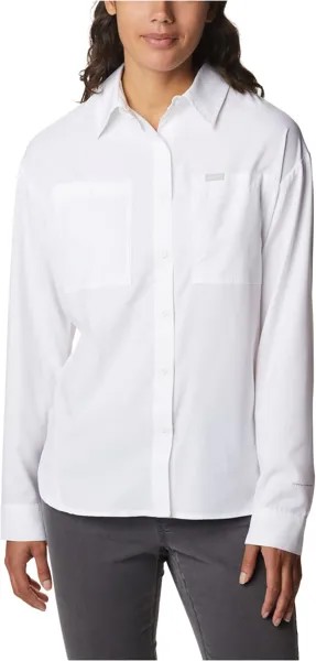 Рубашка с длинным рукавом Silver Ridge Utility Columbia, белый