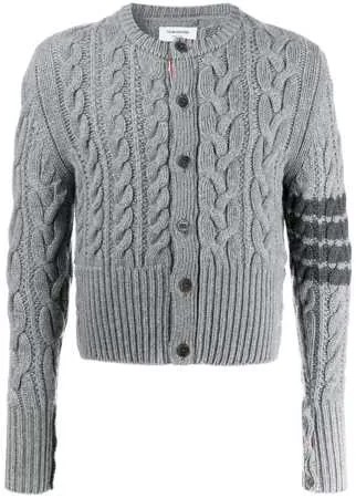 Thom Browne кашемировый кардиган с полосками 4-Bar