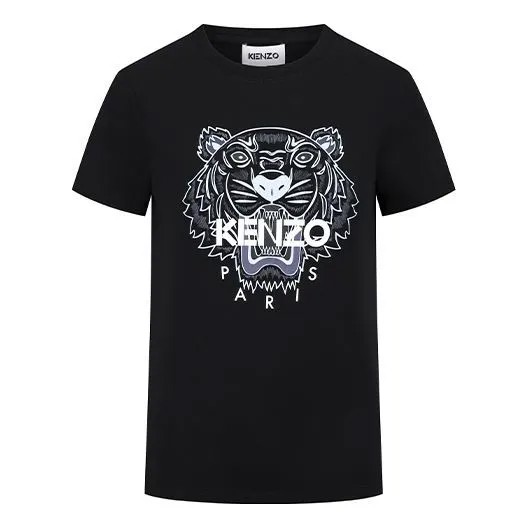 Футболка KENZO SS21 Logo Round-neck Short Sleeve Black, черный