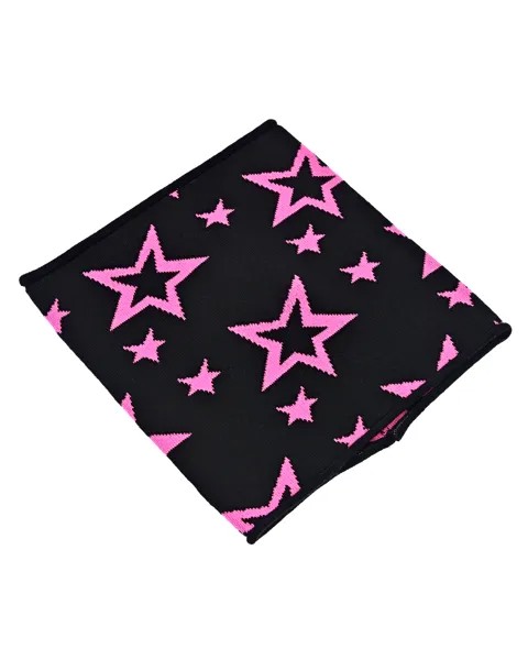 Черный шарф-ворот с розовыми звездами Catya детский