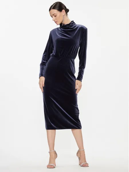 Коктейльное платье стандартного кроя Max&Co., синий
