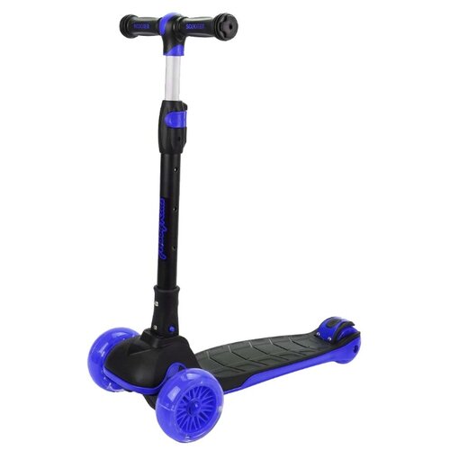 Кикборд Moby Kids 641278/641279 синий/черный