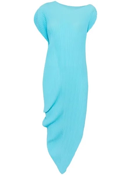 Issey Miyake платье Leaf, синий