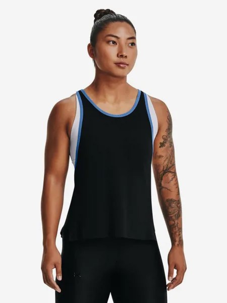 Майка женская Under Armour 2 In 1 Knockout Tank Sp, Черный