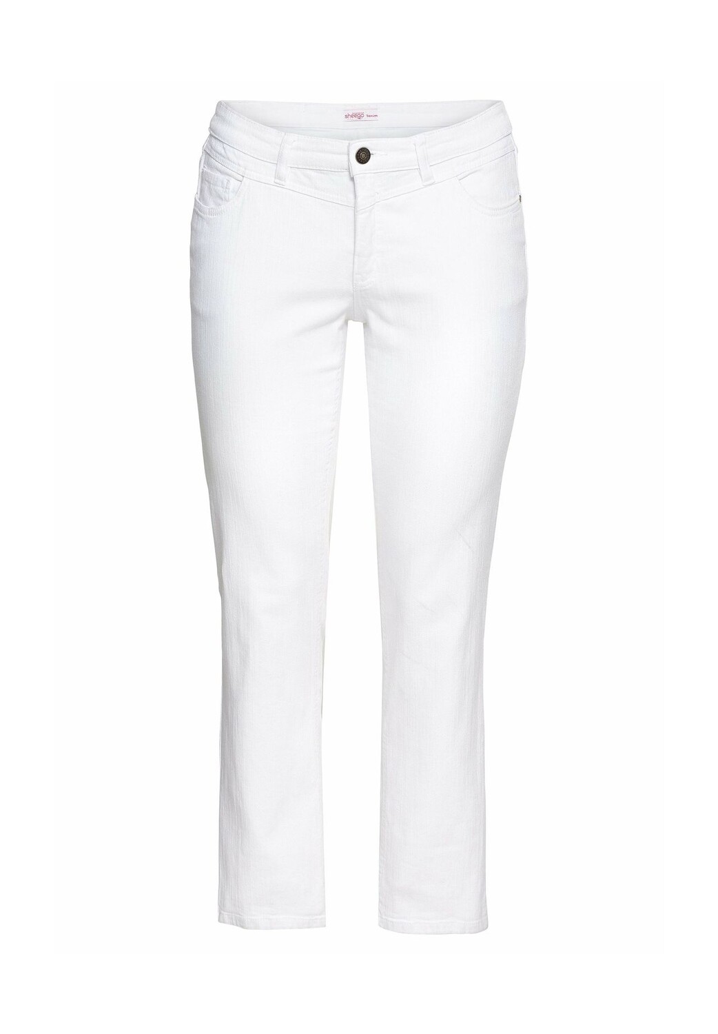 Джинсы «Die Straight» с использованными эффектами sheego, цвет White Denim