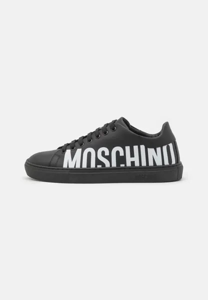 Низкие кеды MOSCHINO, черные