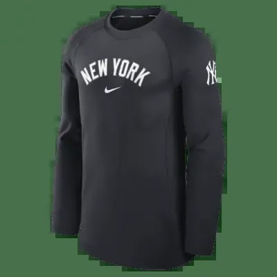 Лонгслив Nike New York Yankees Authentic Collection Game Time, синий