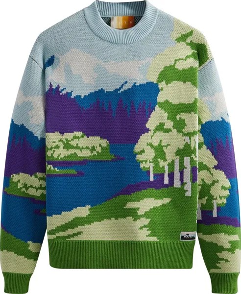 Свитер Kith Linwood Crewneck Sweater 'Apex', разноцветный