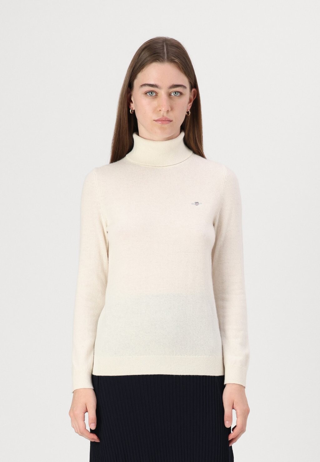 Джемпер EXTRAFINE ROLLNECK GANT, кремовый