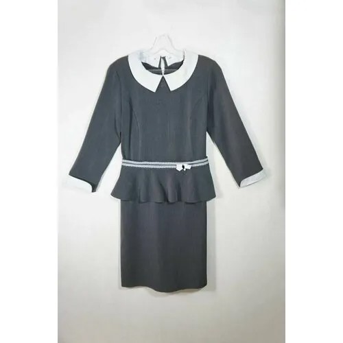 Школьное платье AHSEN, комплект, размер 16-17 лет, серый