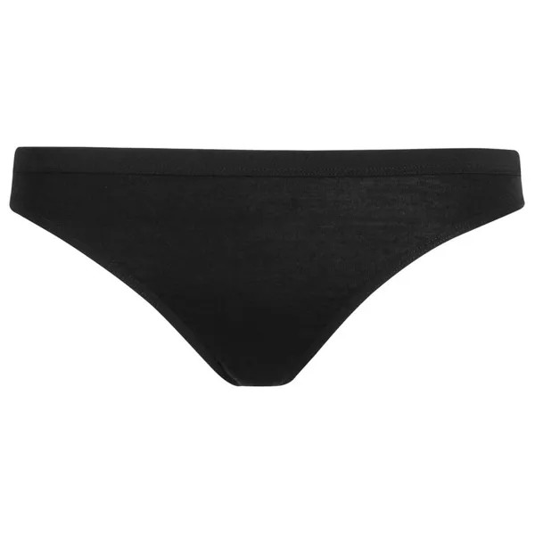 Трусы из мериноса Icebreaker Women's Siren Thong, цвет Black/Black