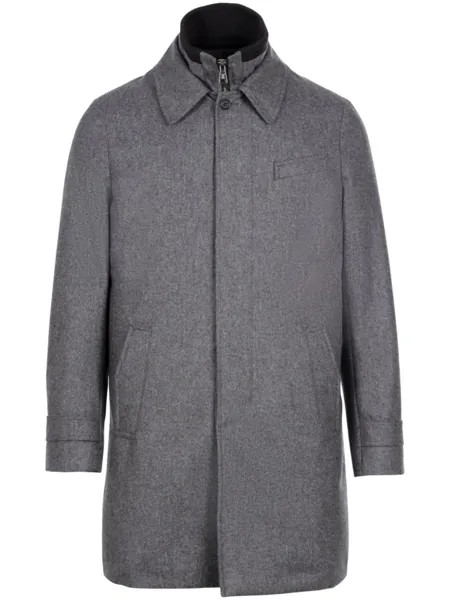 Шерстяное пальто с подкладкой Norwegian Wool, серый