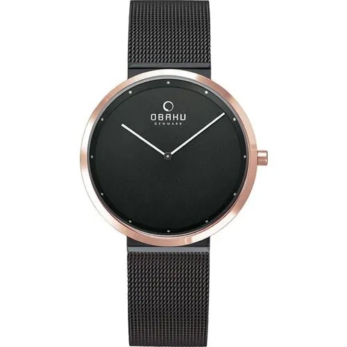 Наручные часы OBAKU Наручные часы Obaku V230LXMBMB, черный