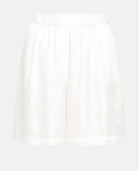 Шелковые шорты Max & Moi, белый