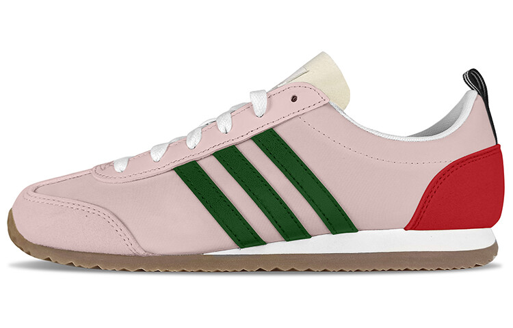 Кроссовки adidas neo VS JOG Lifestyle Shoes Unisex Low-top Green, розовый