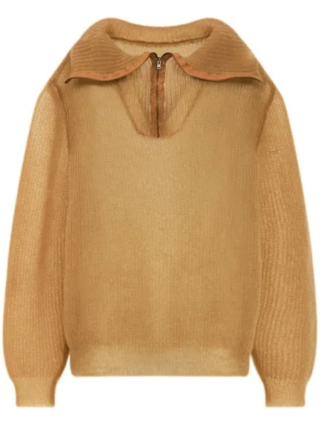 Maison Margiela джемпер рыхлой вязки, нейтральный цвет