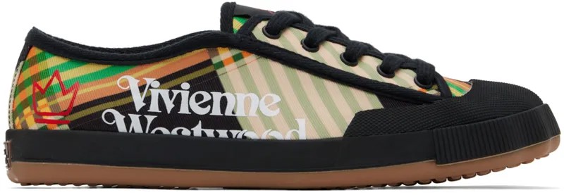 Разноцветные низкие кеды Animal Gym Vivienne Westwood