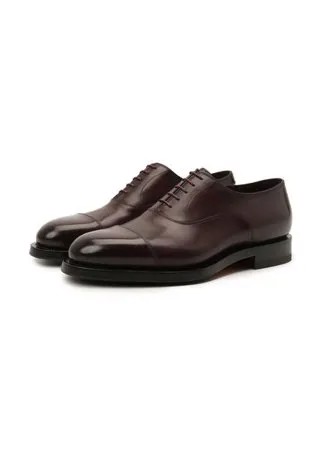 Кожаные оксфорды Santoni