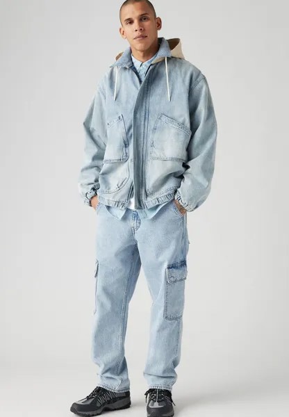 Джинсы-бойфренды 568 LOOSE STRT CARGO Levi's, светло-голубой