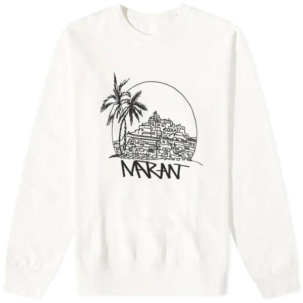 Толстовка Isabel Marant Mikoy Postcard Logo Crew Sweat