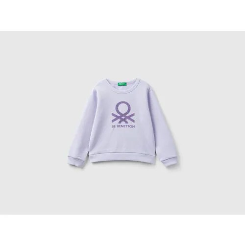 Свитшот UNITED COLORS OF BENETTON, размер 90, фиолетовый