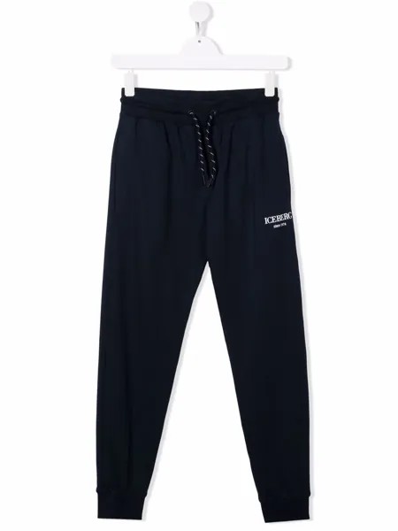 Iceberg Kids спортивные брюки с логотипом