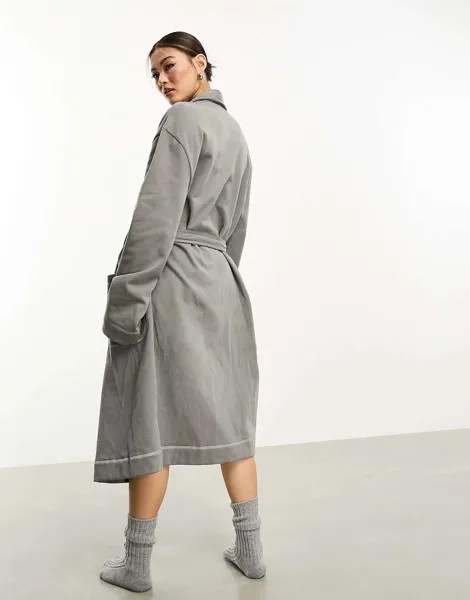 Серый халат Calvin Klein Future Shift