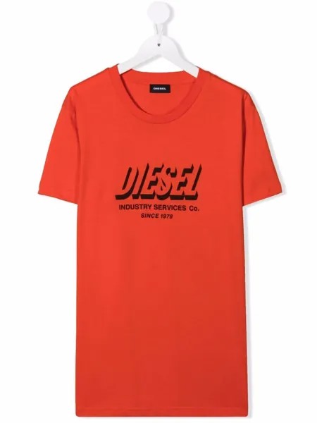 Diesel Kids футболка с логотипом