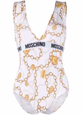 Moschino боди с принтом