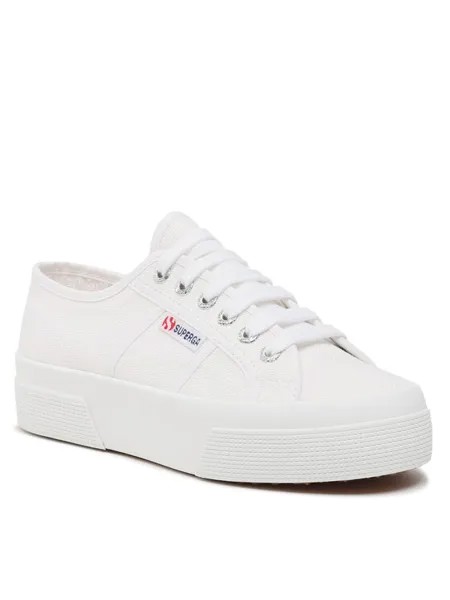 Кроссовки из ткани Superga, белый