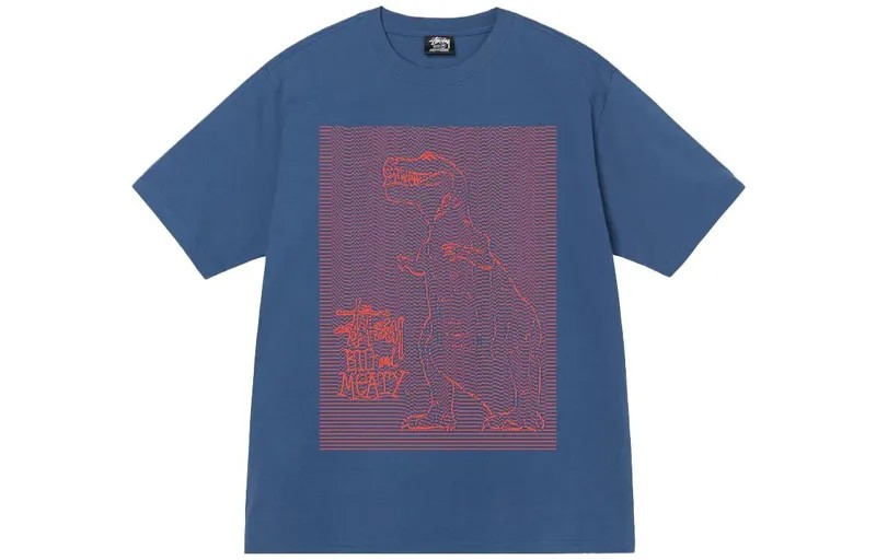 Футболка серии «Динозавр» унисекс Stussy, зеленый