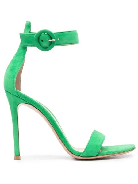 Gianvito Rossi босоножки Portofino 105, зеленый