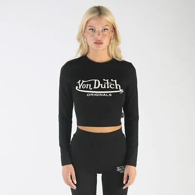 Женская футболка Von Dutch Originals Wmns Blair LS Lifestyle черный