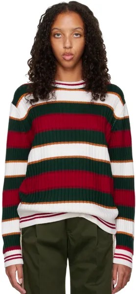 SSENSE Эксклюзивный разноцветный свитер для хора Wales Bonner