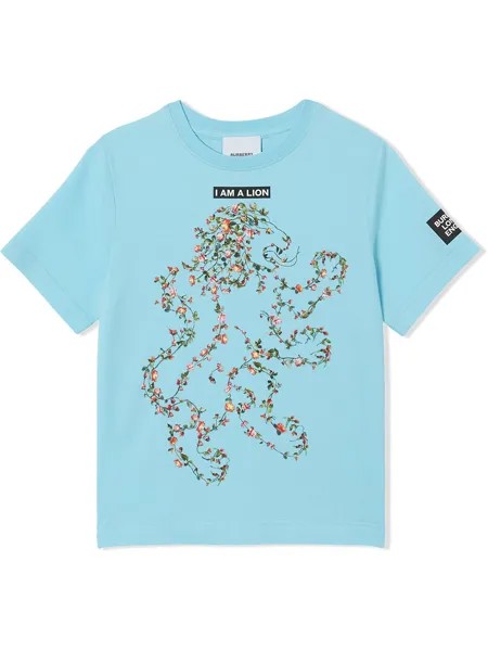 Burberry Kids футболка с принтом I'm A Lion