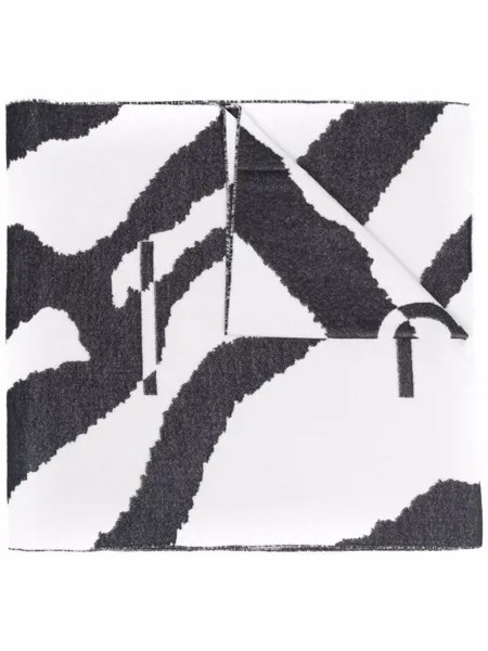 IRO шерстяной шарф Lanya с зебровым узором