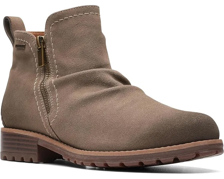 Ботинки Clarks Aspra Walk Waterproof, цвет Dark Taupe Suede