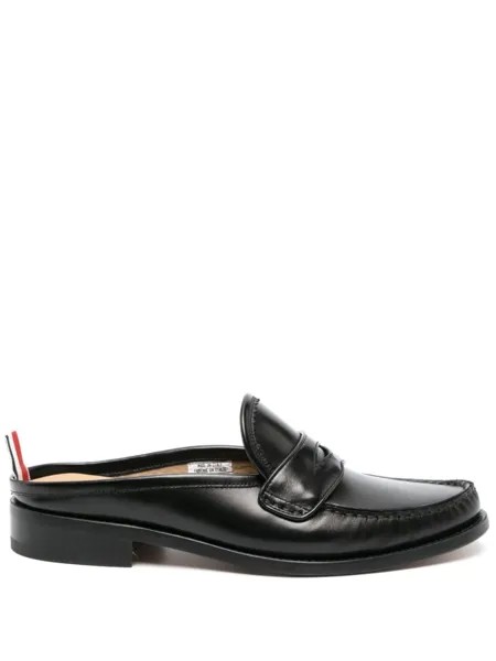 Thom Browne пенни-лоферы с открытой пяткой, черный