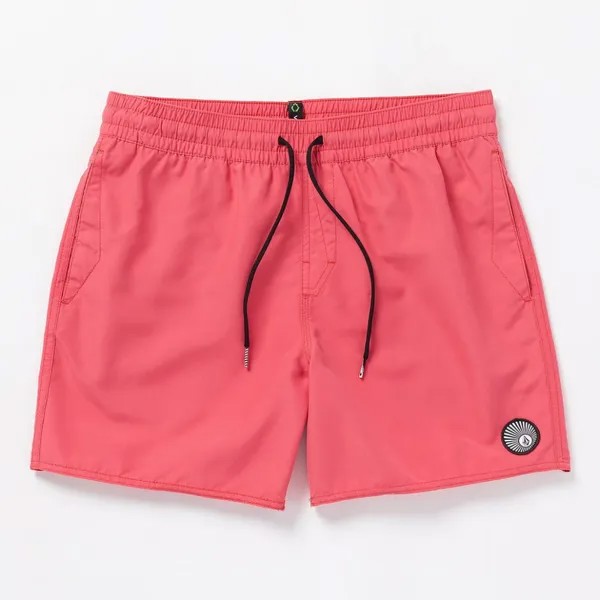 Шорты VOLCOM Lido Solid Trunk 16 Washed Ruby