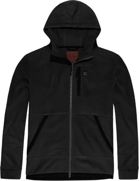 Толстовка Vintage Industries Vitor Hollow Fibre Fleece на молнии, черная